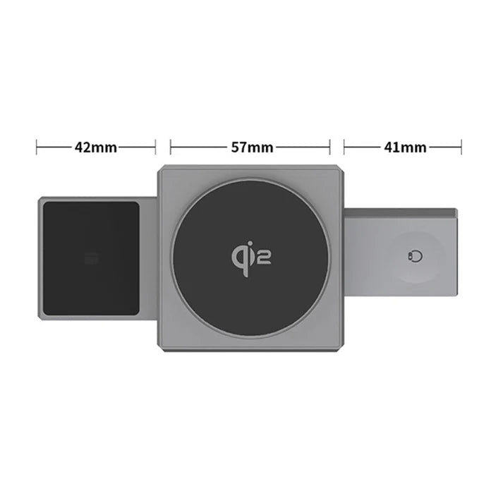 3 - in - 1 Foldable Magnetic Wireless Charging Station - Velora Picks