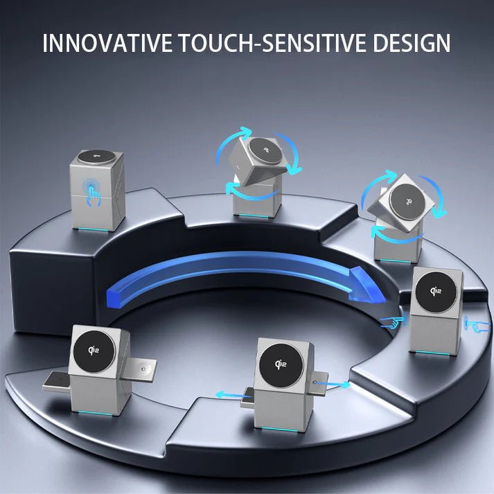 3 - in - 1 Foldable Magnetic Wireless Charging Station - Velora Picks