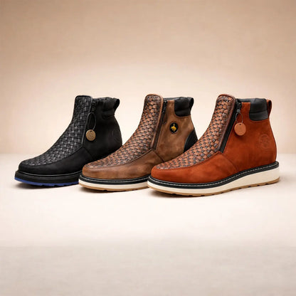 Maverick™ Woven Leather Western Boot