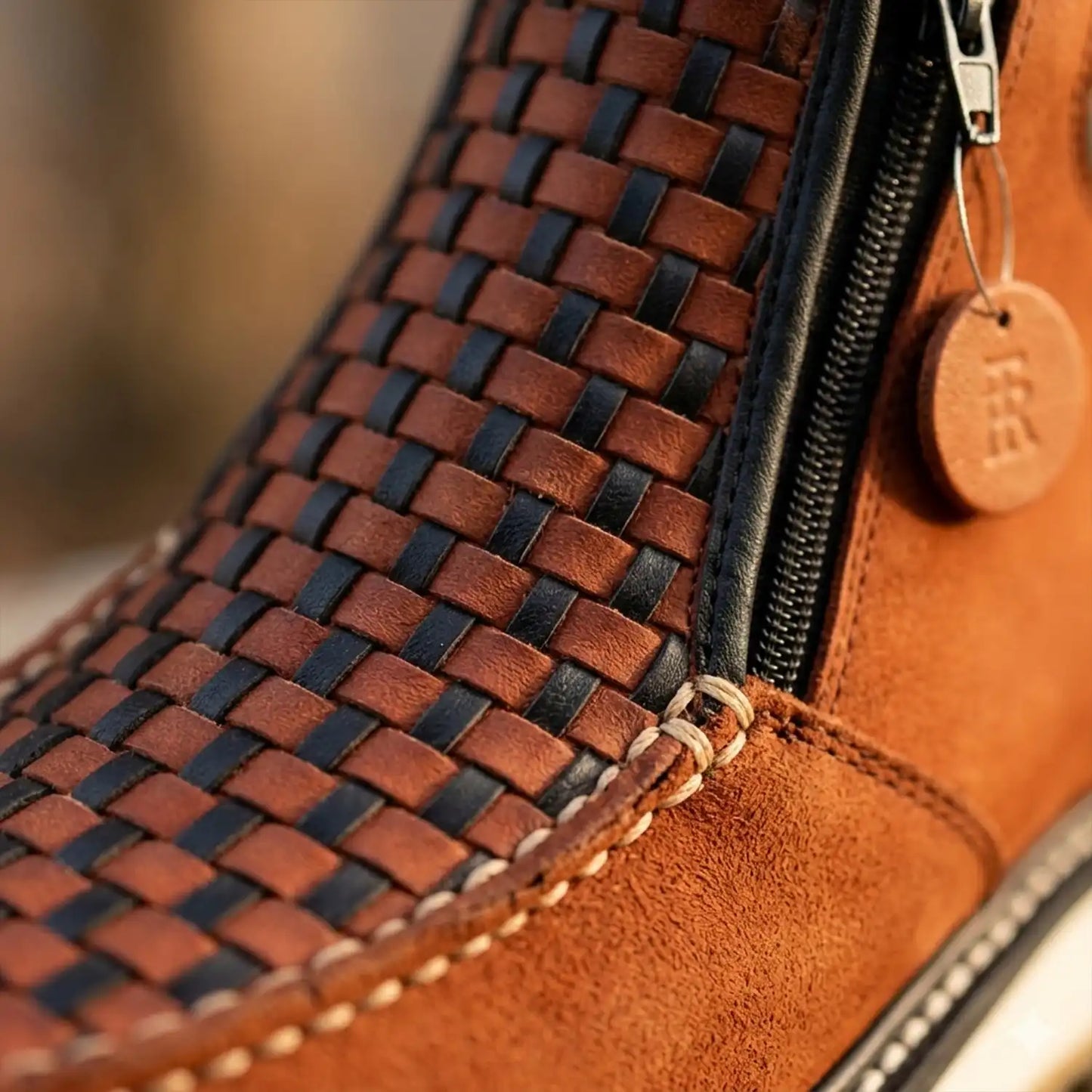 Maverick™ Woven Leather Western Boot
