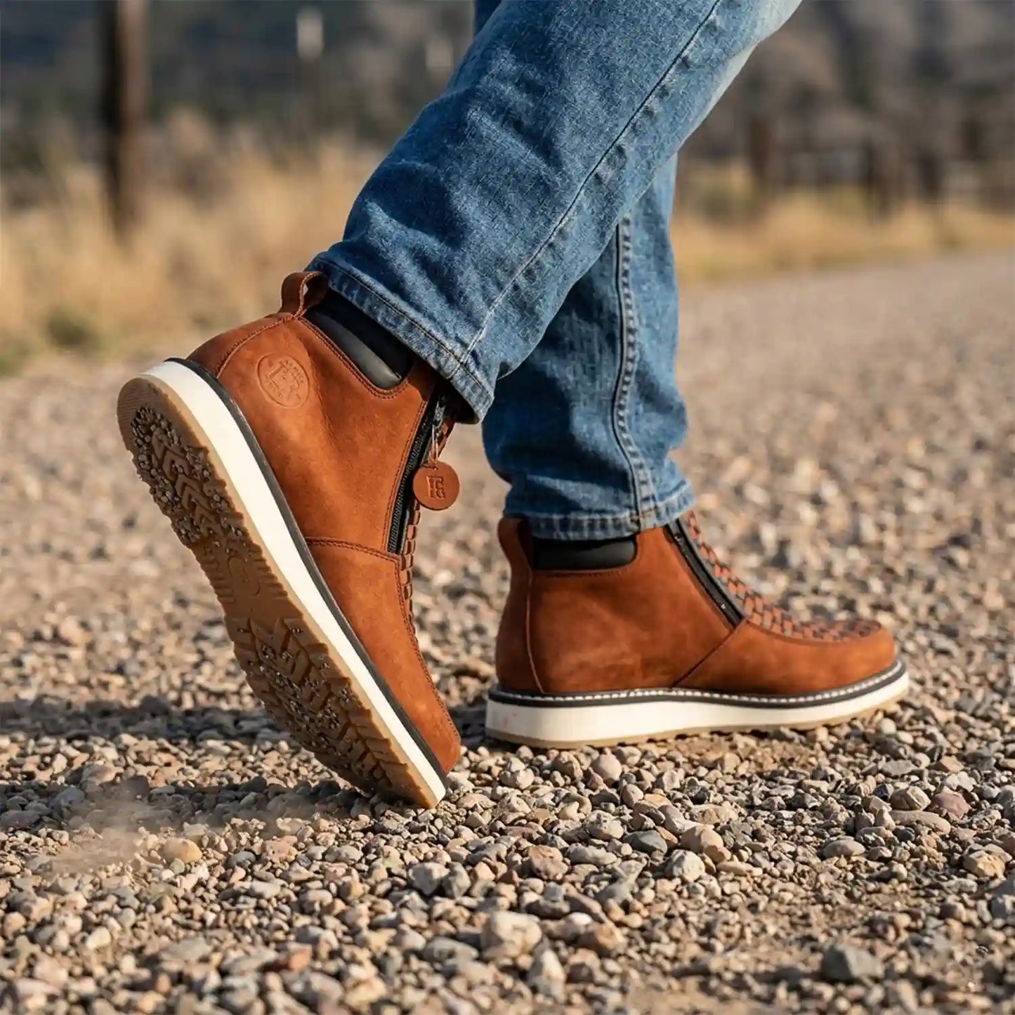 Maverick™ Woven Leather Western Boot