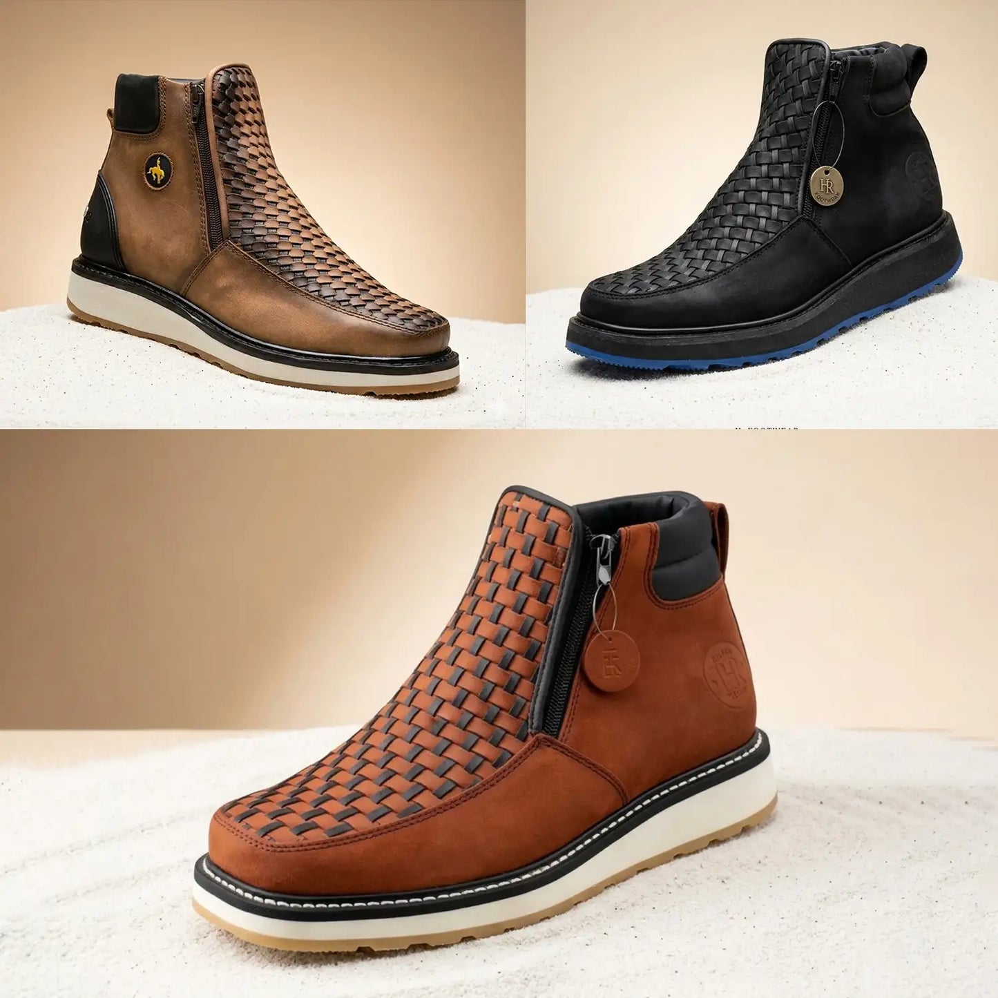 Maverick™ Woven Leather Western Boot