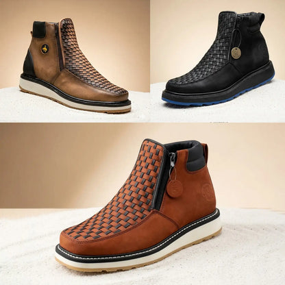 Maverick™ Woven Leather Western Boot