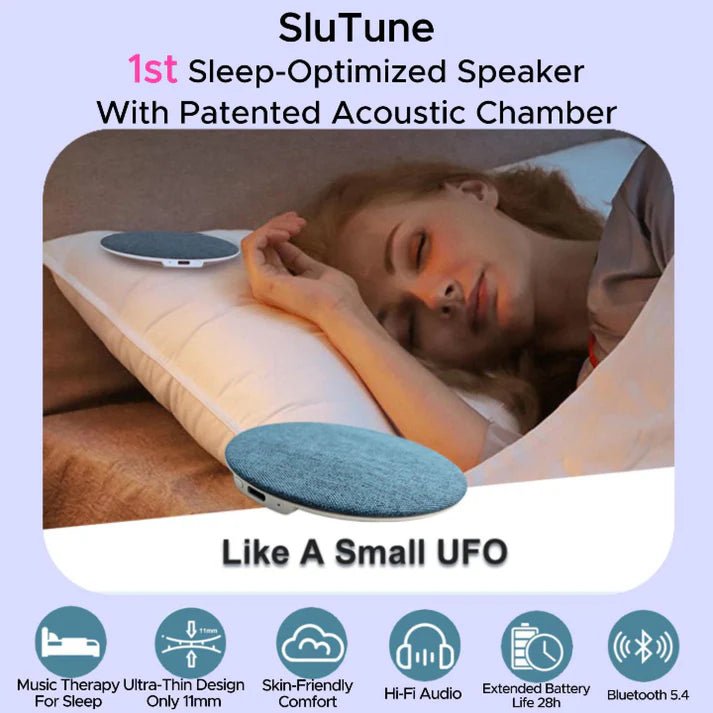Ultra - Thin 11mm Bone Conduction Sleep Speaker - Velora Picks