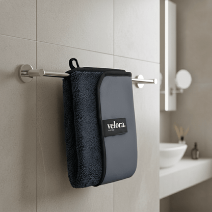 VeloWipe™ Microfiber Bath Drying Towel (40x40cm) - Velora Picks